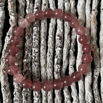 Aardbeienkwarts Armband