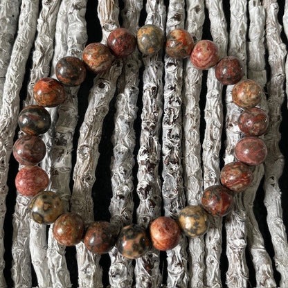 Rode Luipaard Jaspis Armband