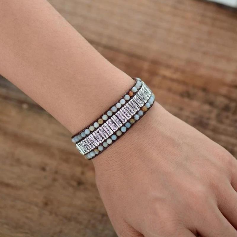 Tibetaanse Kralen Liefdes Armband m/v Myspirituals