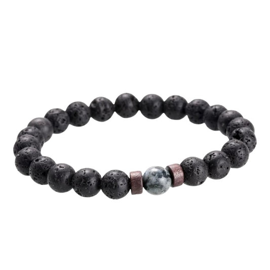Tibetaanse Maansteen Kraal Armband - man Myspirituals